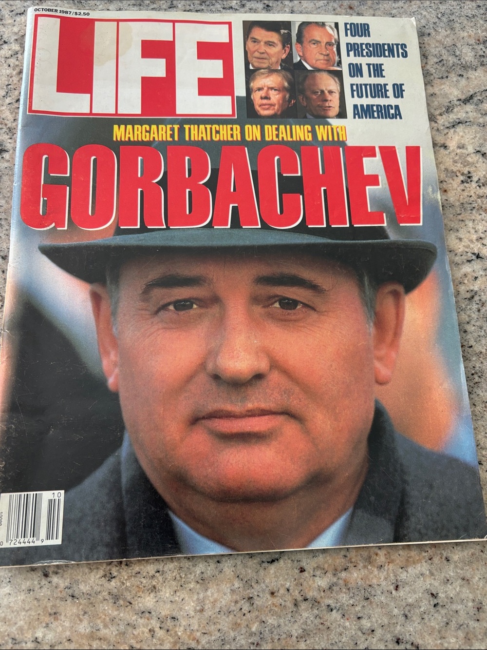 Magazine Gorbachev Cover - Red Accent Collectible